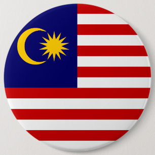 Malaysia-Flagge Button
