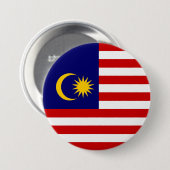 Malaysia-Flagge Button (Vorne & Hinten)