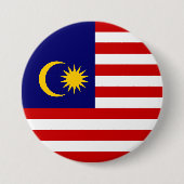 Malaysia-Flagge Button (Vorderseite)