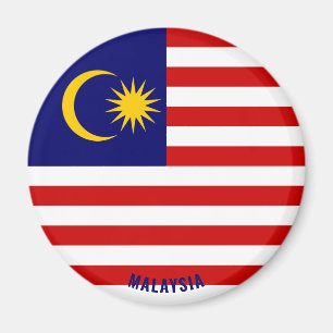 Malaysia-Flagge Charmantes Patriotisches Magnet