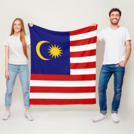 Malaysia-Flagge Fleecedecke