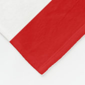 Malaysia-Flagge Fleecedecke (Ecke)