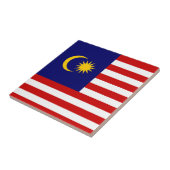 Malaysia-Flagge Fliese (Seite)