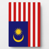 Malaysia-Flagge Fotoplatte (Vorderseite)