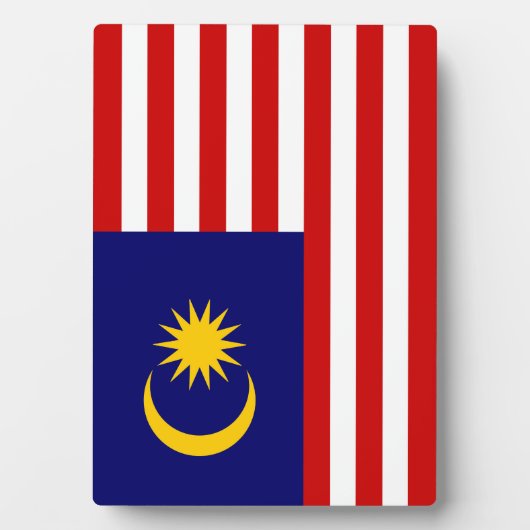 Malaysia-Flagge Fotoplatte (Vorderseite)