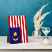 Malaysia-Flagge Fotoplatte (Seite)