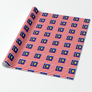 Malaysia-Flagge Geschenkpapier