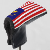 Malaysia-Flagge Golf Headcover (3/4 Vorderseite)