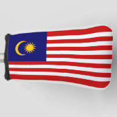 Malaysia-Flagge Golf Headcover (Vorderseite)
