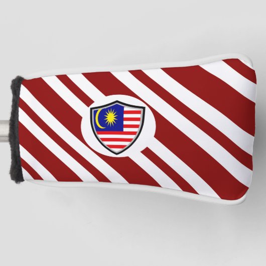 Malaysia-Flagge Golf Headcover (Vorderseite)