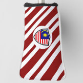 Malaysia-Flagge Golf Headcover (Rotieren 90)