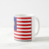 Malaysia - Flagge - Kaffeetasse (VorderseiteRechts)