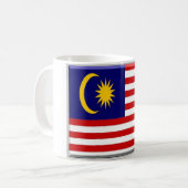 Malaysia - Flagge - Kaffeetasse (Vorderseite Links)