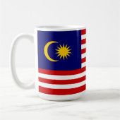 Malaysia-Flagge Kaffeetasse (Links)