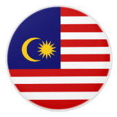 Malaysia-Flagge Keramikknauf (Vorderseite)