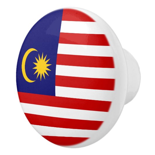 Malaysia-Flagge Keramikknauf (Rechts)