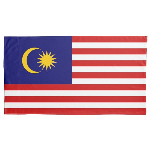 Malaysia-Flagge Kissenbezug (Vorderseite)