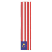 Malaysia-Flagge Kurzer Tischläufer (Vorderseite)