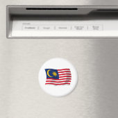 Malaysia-Flagge-Magnet Magnet (In Situ (Geschirrspüler))