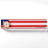 Malaysia-Flagge Namensplakette (Vorderseite)