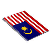 Malaysia-Flagge Notizblock (Rechte Seite)
