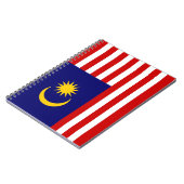 Malaysia-Flagge Notizblock (Linke Seite)