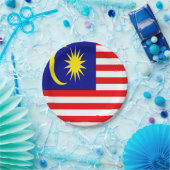 Malaysia-Flagge Pappteller (Party)