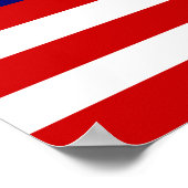 Malaysia-Flagge Poster (Ecke)