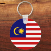 Malaysia-Flagge Schlüsselanhänger (Vorderseite)