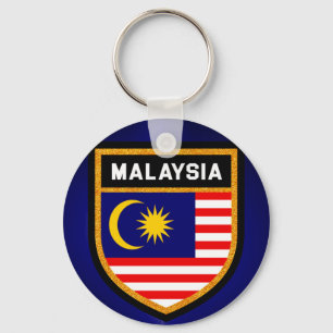 Malaysia-Flagge Schlüsselanhänger
