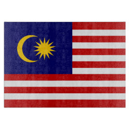 Malaysia-Flagge Schneidebrett