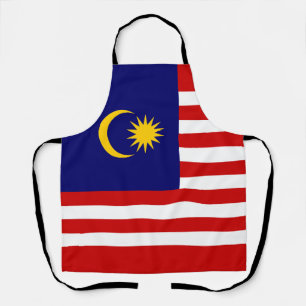 Malaysia-Flagge Schürze
