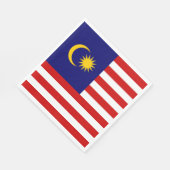 Malaysia-Flagge Serviette (Ecke)