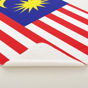 Malaysia-Flagge Sherpadecke