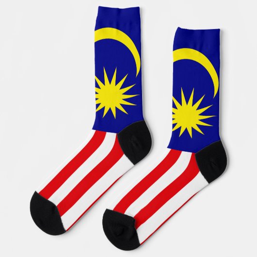 Malaysia-Flagge Socken (Linkes Detail)