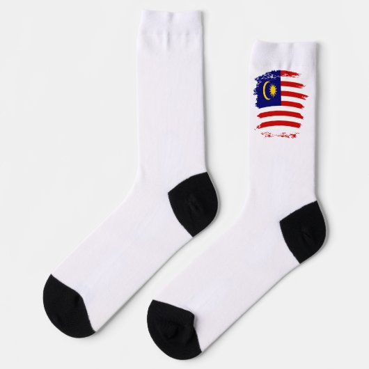 Malaysia-Flagge Socken (Linkes Detail)