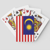Malaysia-Flagge Spielkarten (Rückseite)