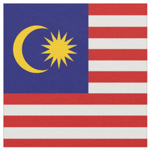 Malaysia-Flagge Stoff