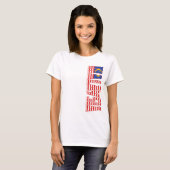 Malaysia-Flagge T-Shirt (Vorne ganz)
