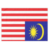 Malaysia-Flagge Tischdecke (Vorderseite (Horizontal))