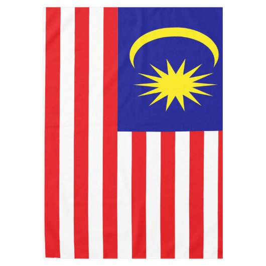 Malaysia-Flagge Tischdecke (Vorderseite)