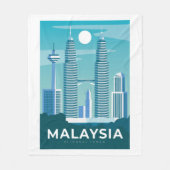 MALAYSIA FLEECEDECKE (Vorderseite)