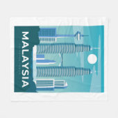 MALAYSIA FLEECEDECKE (Vorderseite (Horizontal))