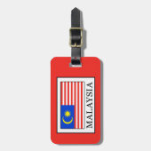 Malaysia Gepäckanhänger (Vorderseite vertikal)