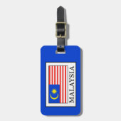 Malaysia Gepäckanhänger (Vorderseite vertikal)