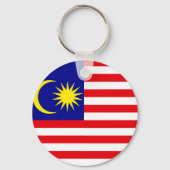 Malaysia Hochwertige Flagge Schlüsselanhänger (Vorderseite)