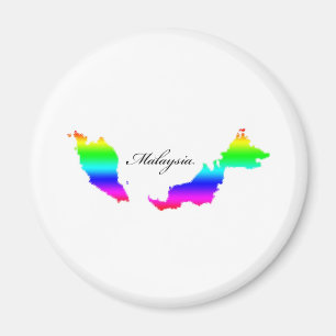 Malaysia-Karten Magnet