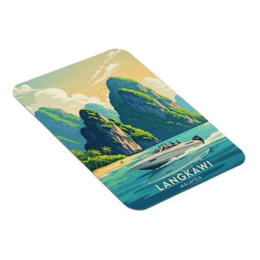 Malaysia Langkawi Magnet (Rechte Seite)