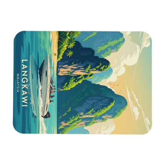Malaysia Langkawi Magnet (Horizontal)