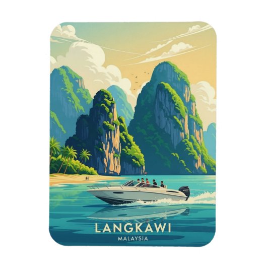 Malaysia Langkawi Magnet (Vertikal)
